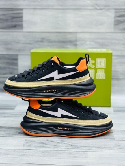 Trending Flash Shoes Black & Orange