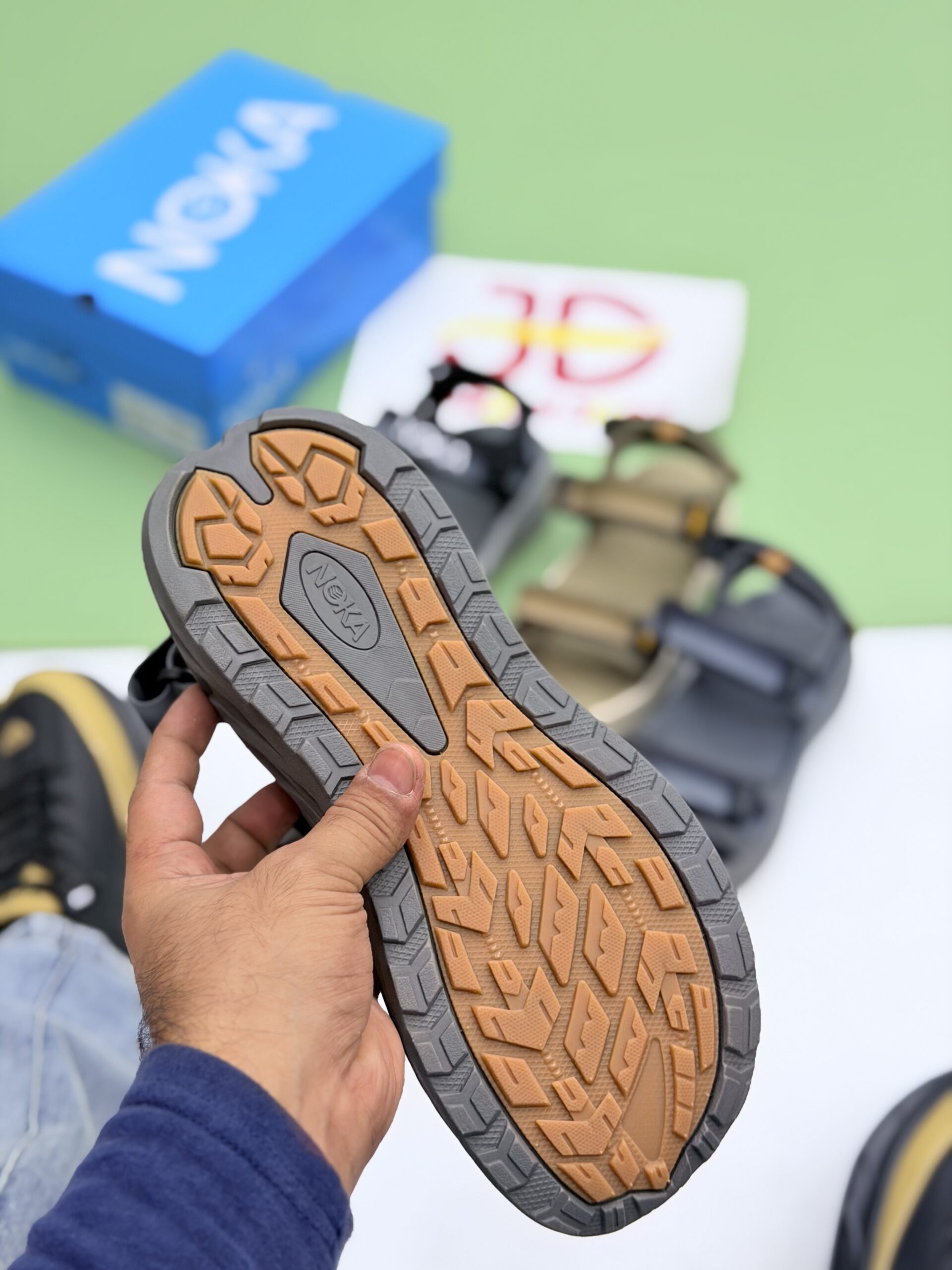 NOKA FASHION SANDALS | Grey