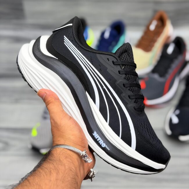 Puma Mag max Nitro Elift Runners - Black
