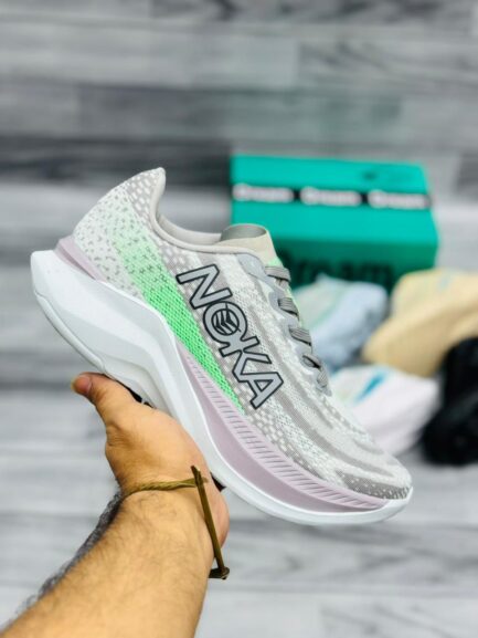NOKA Running Shoes | GREY/GREEN