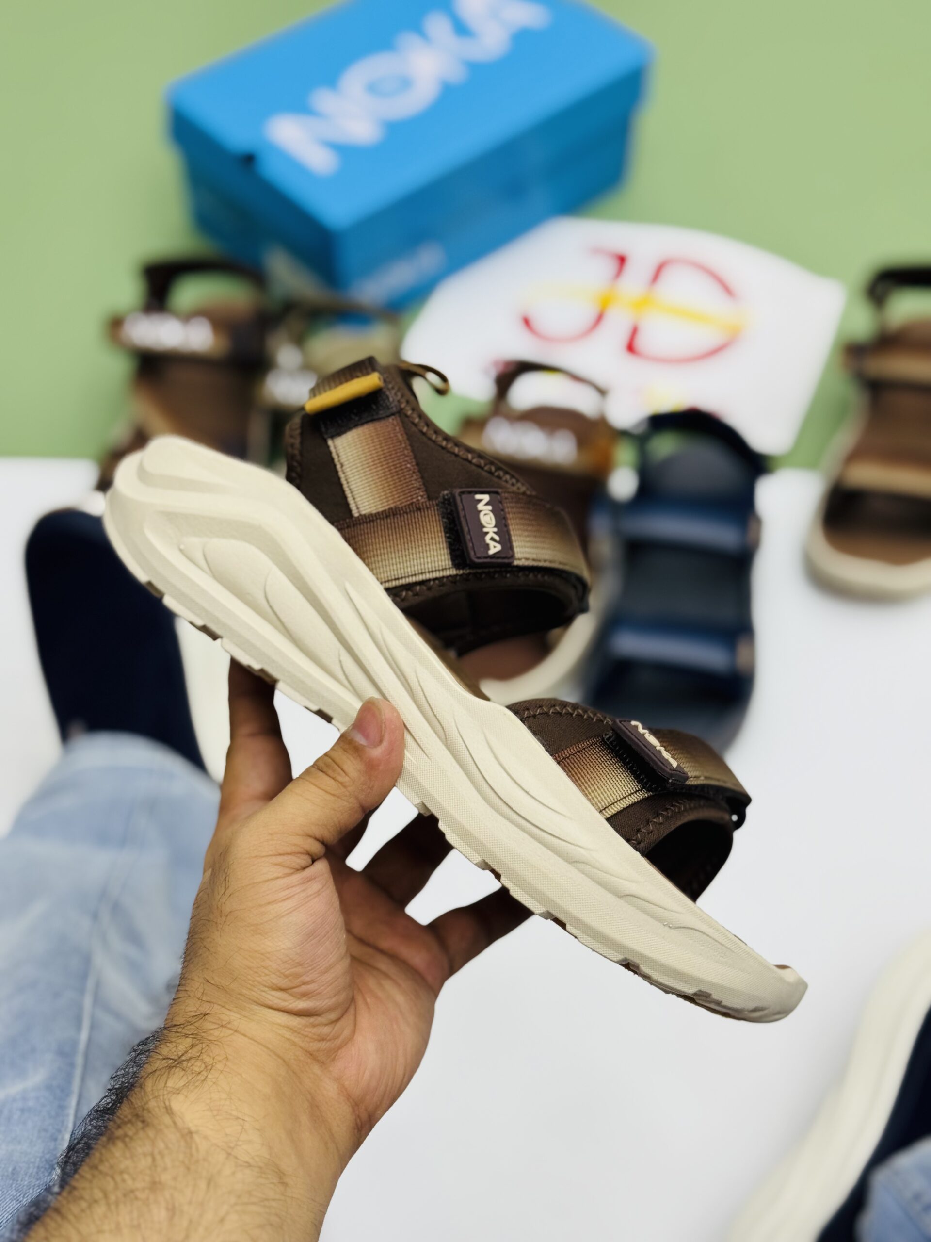 NOKA FASHION SANDALS | BROWN - Image 3