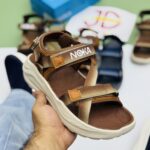 Noka Fashion Sandals CROSS Strips | BROWN
