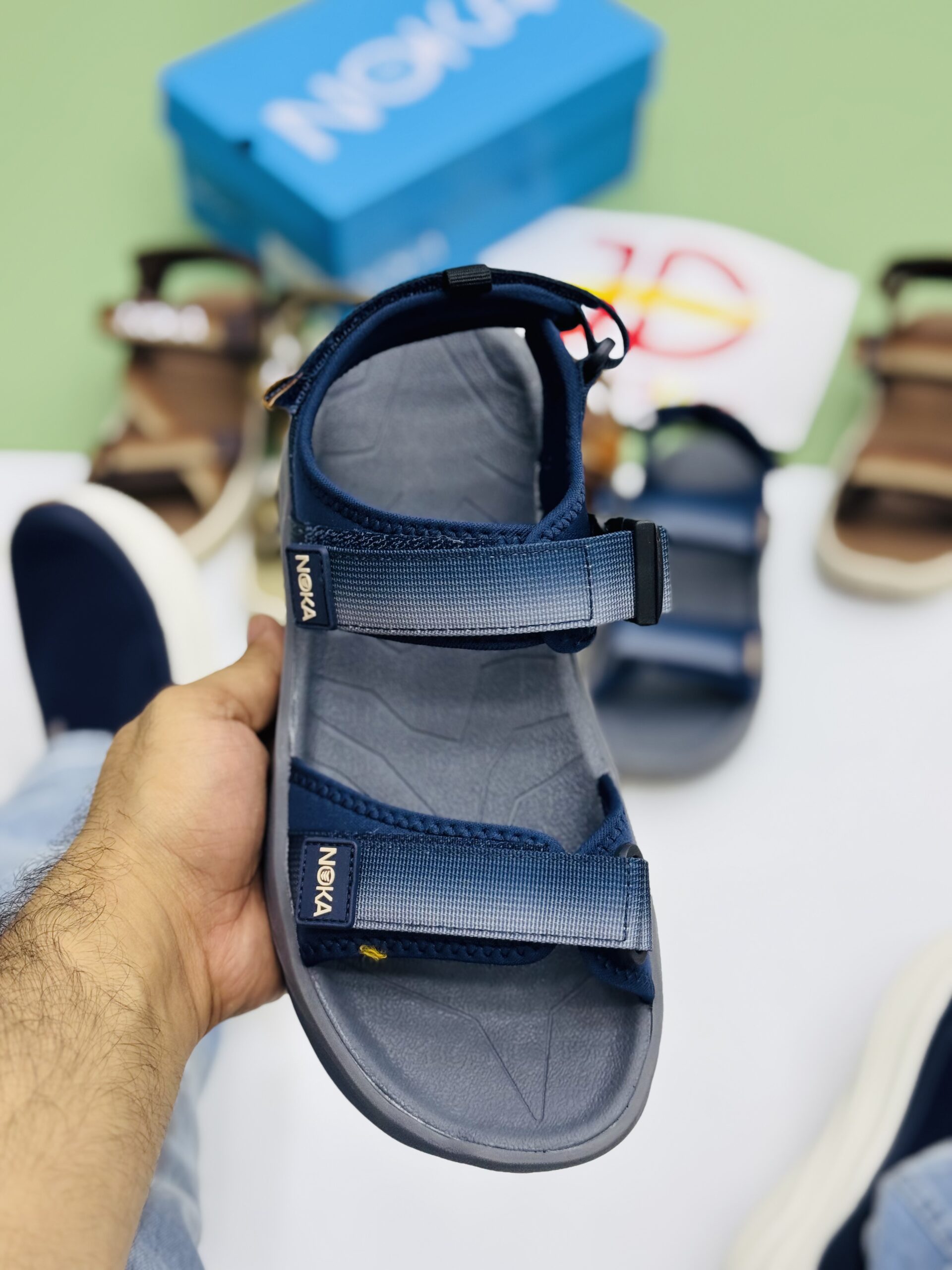 NOKA FASHION SANDALS | Blue - Image 2