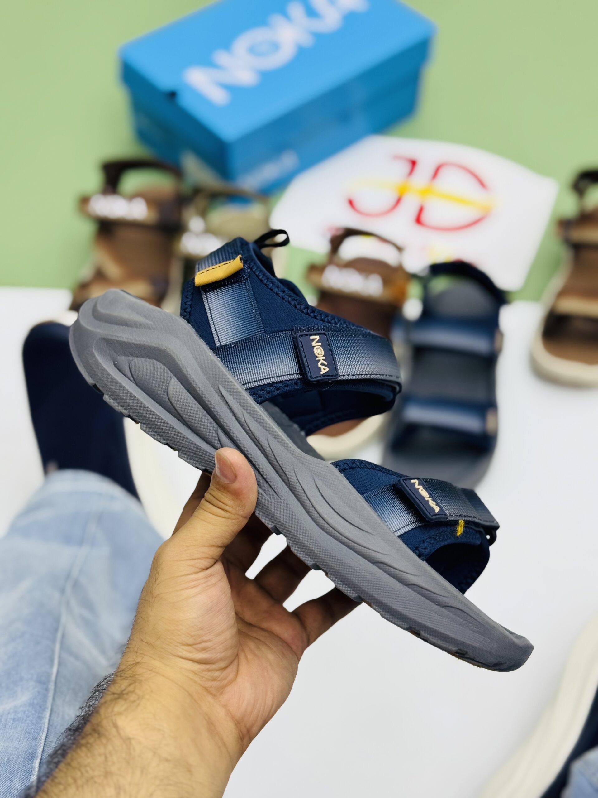 NOKA FASHION SANDALS | Blue - Image 3
