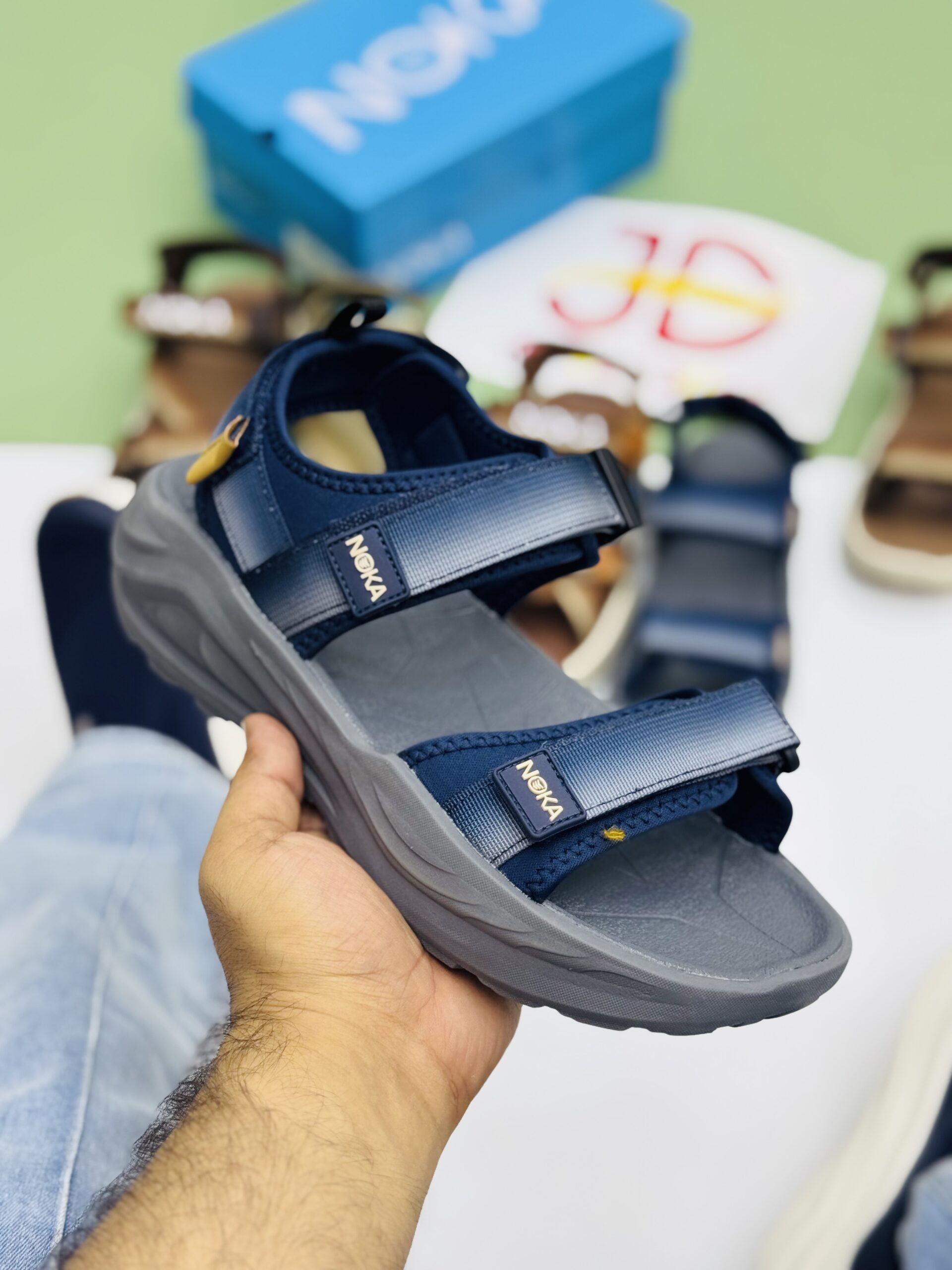 NOKA FASHION SANDALS | Blue