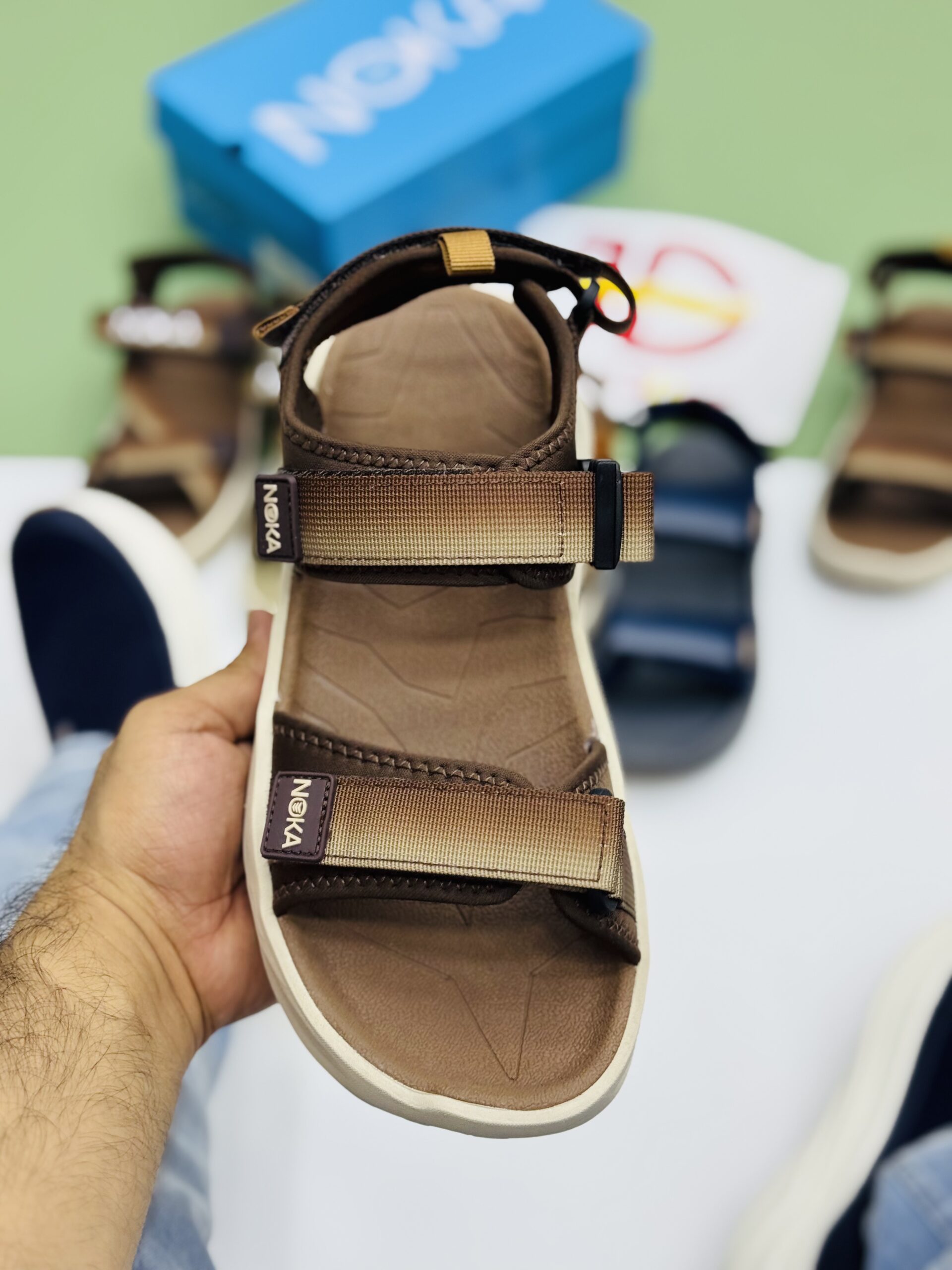 NOKA FASHION SANDALS | BROWN - Image 2