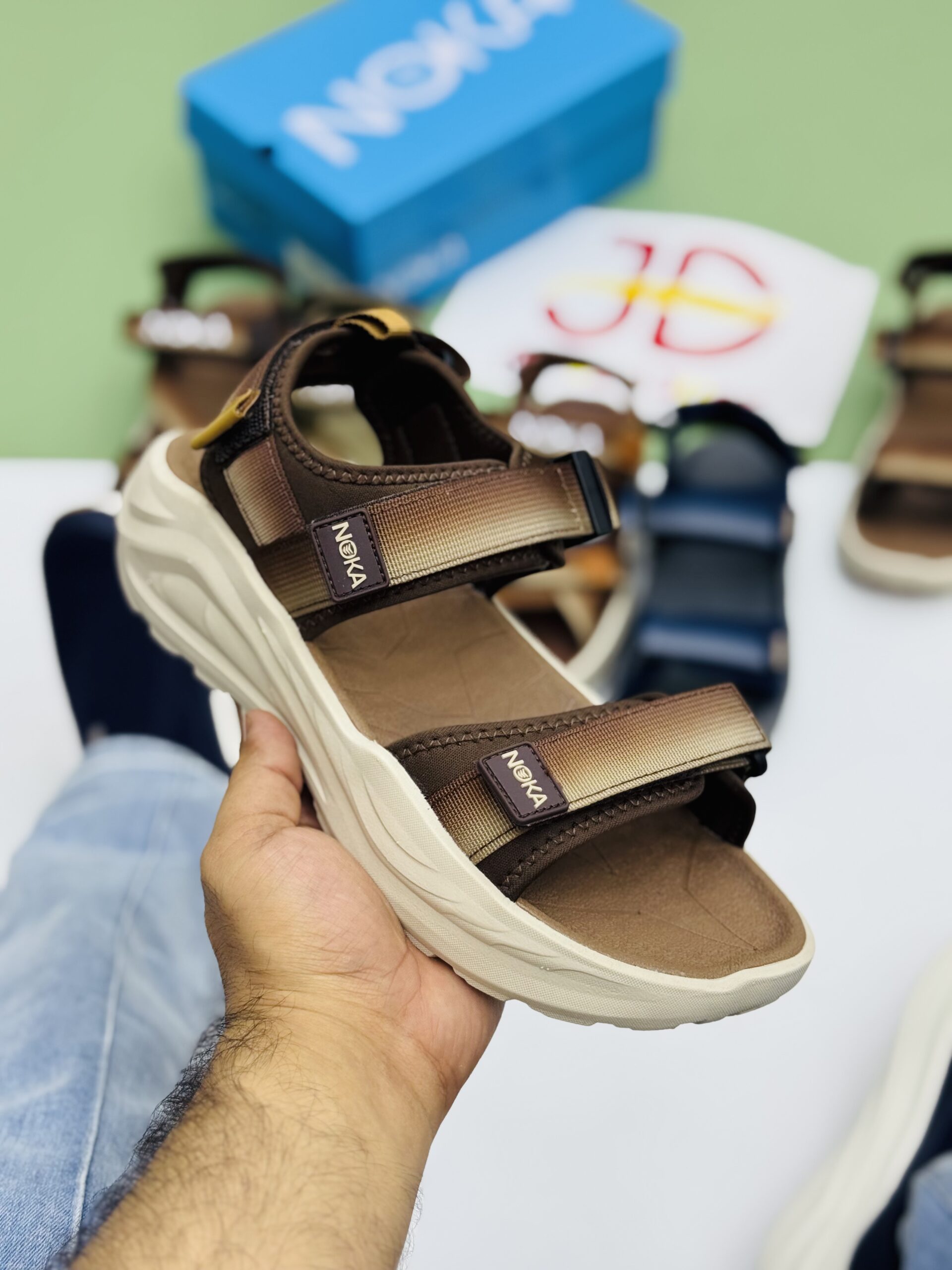 NOKA FASHION SANDALS | BROWN