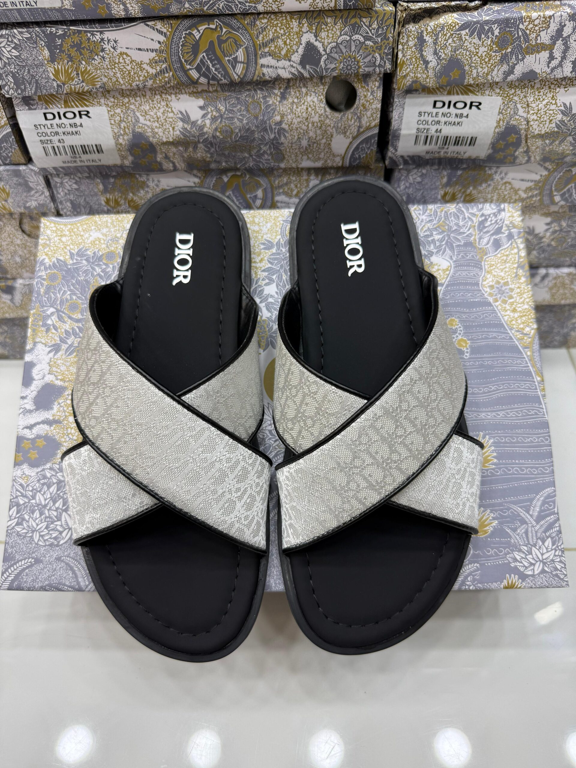 CLASSICO ITALIAN SANDALS | BLACK/GREY