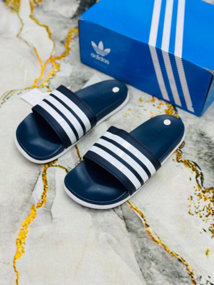 ADI THREE STRIPS SLIDE | BLUE