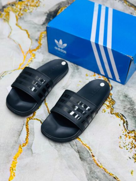 ADI THREE STRIPS SLIDE | BLACK