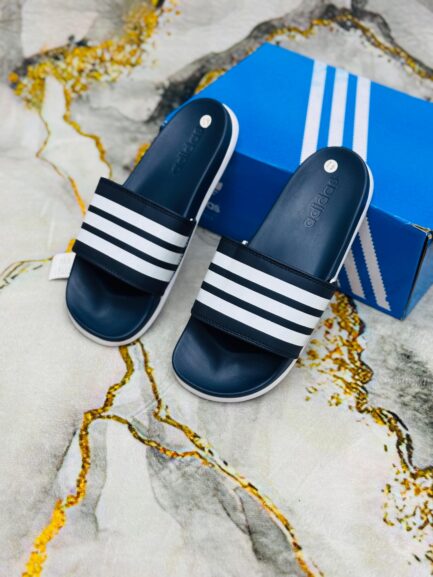 ADI THREE STRIPS SLIDE | BLUE