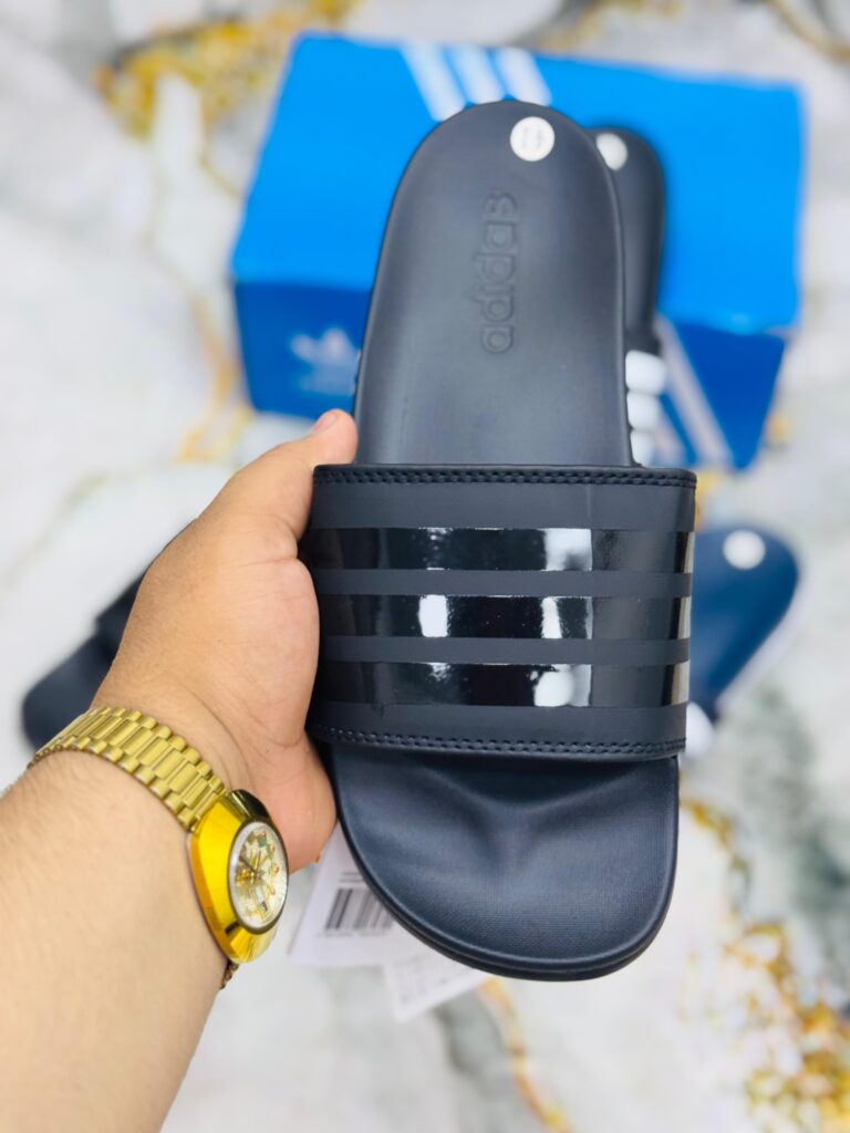 ADI THREE STRIPS SLIDE | BLACK