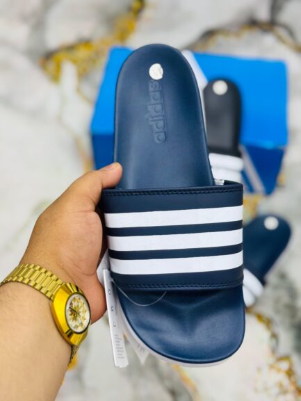 ADI THREE STRIPS SLIDE | BLUE