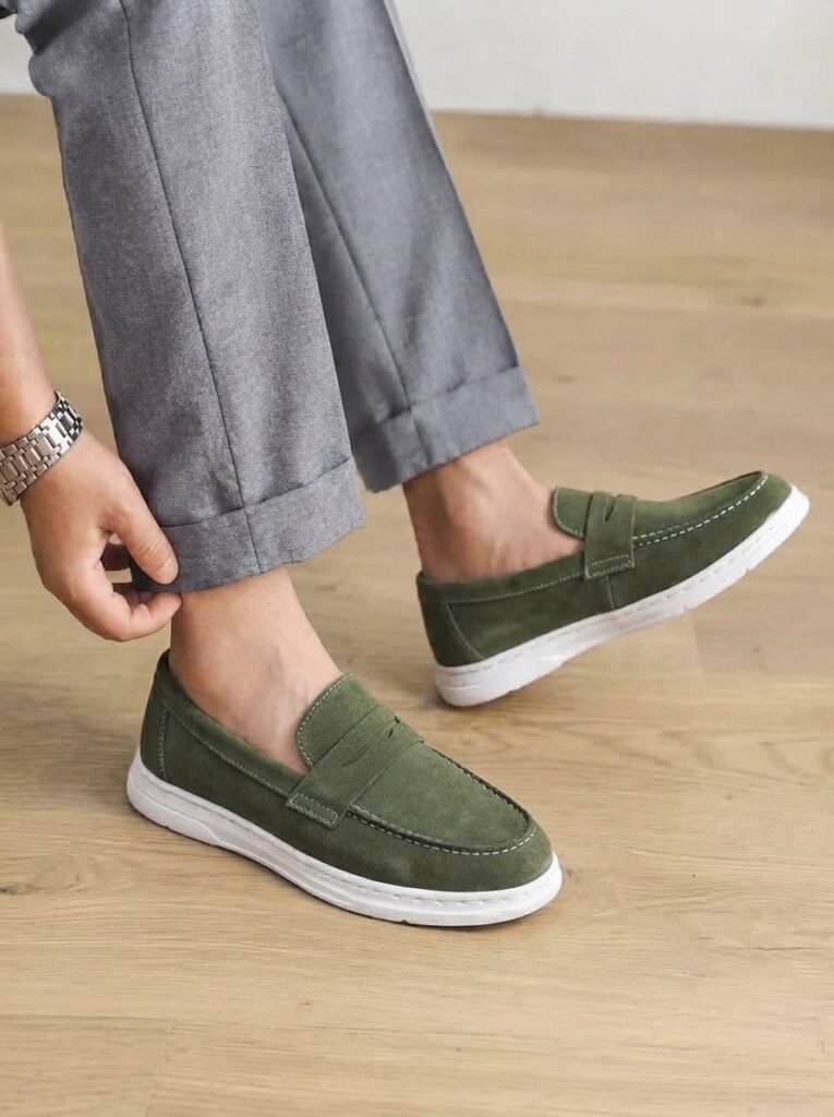 HERITAGE SUEDE LOAFERS