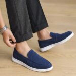 HERITAGE SUEDE LOAFERS | BLUE