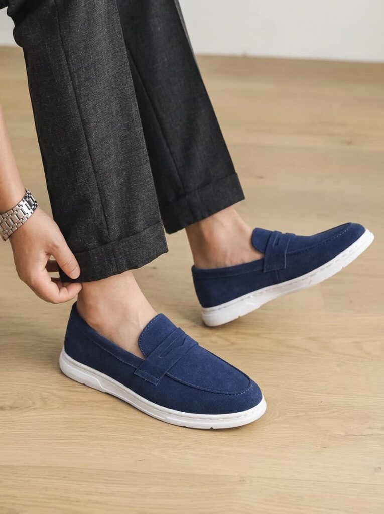 HERITAGE SUEDE LOAFERS