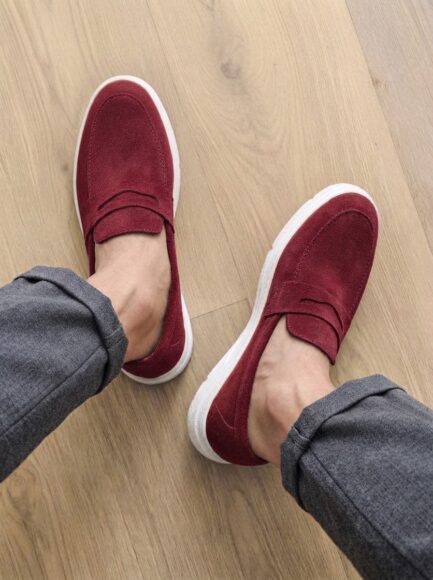 HERITAGE SUEDE LOAFERS