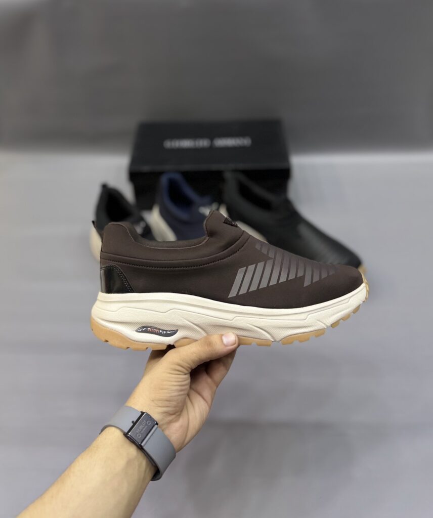 ARMANI ARCH FIT SHOES | BROWN