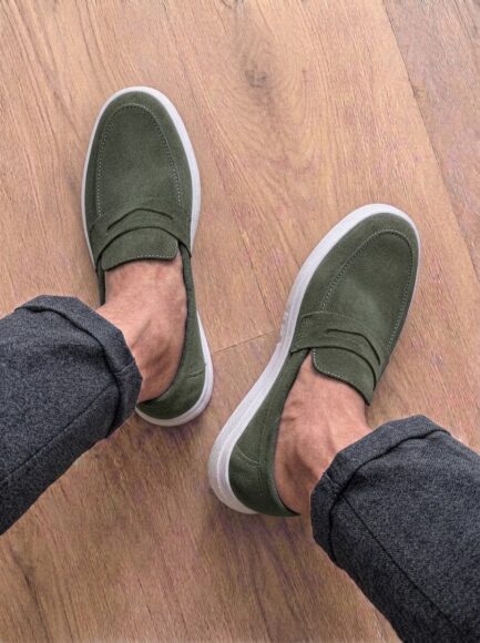HERITAGE SUEDE LOAFERS