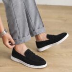 HERITAGE SUEDE LOAFERS | BLACK