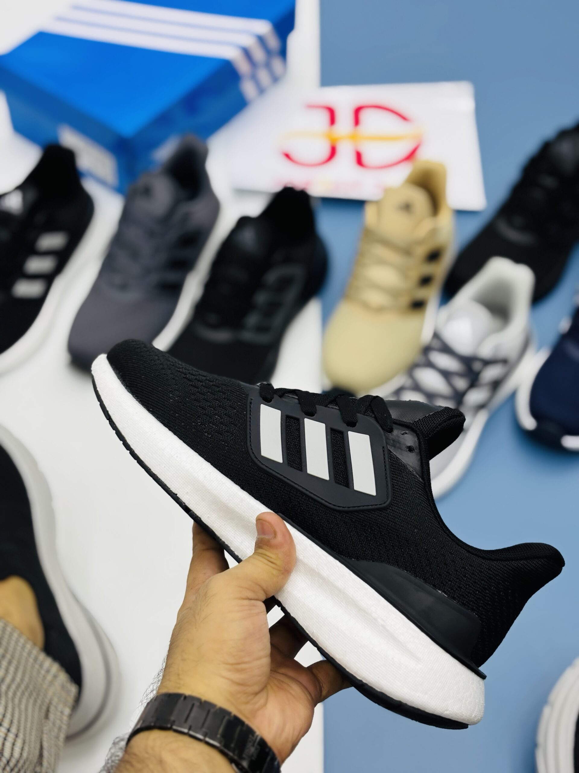 ADII PURE BOOST 22 | BLACK/WHITE - Image 3