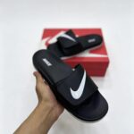 NKE REACTX SLIDES | BLACK/WHITE