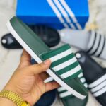 ADI THREE STRIPS SLIDE | GREEN