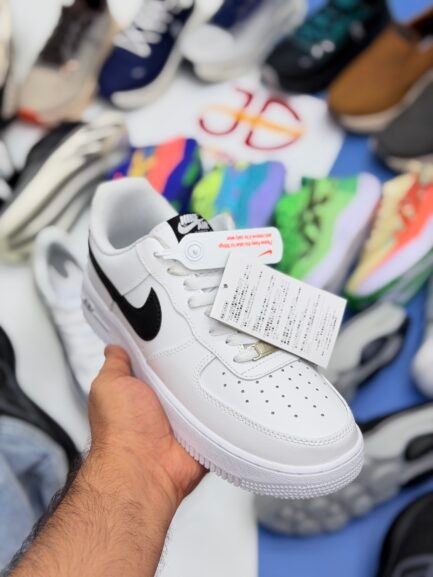 NKII AF1 "07 LOWS" | WHITE BLACK SWOOSH