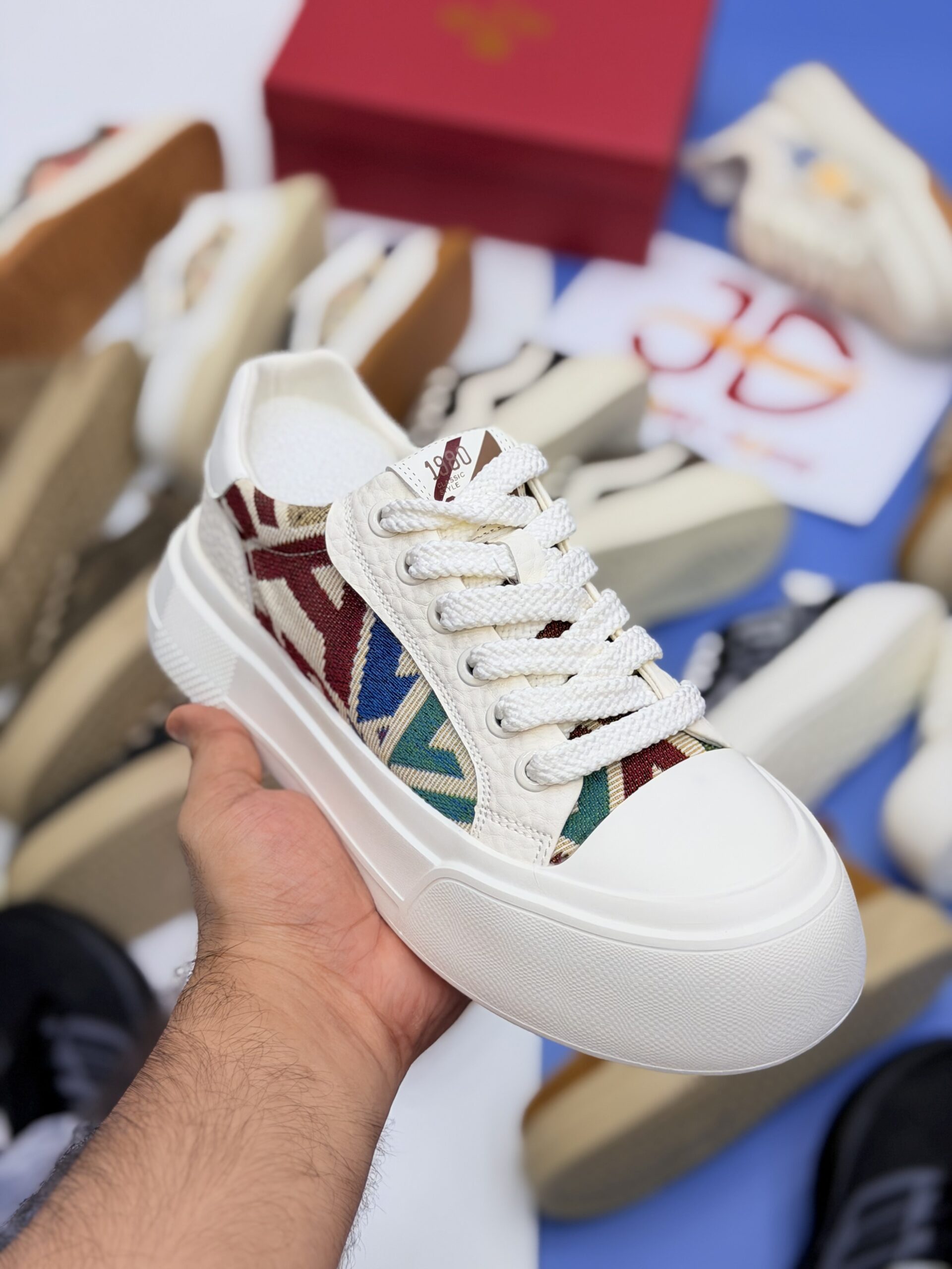 1980s RETRO PULSE | BURGUNDY - Image 2